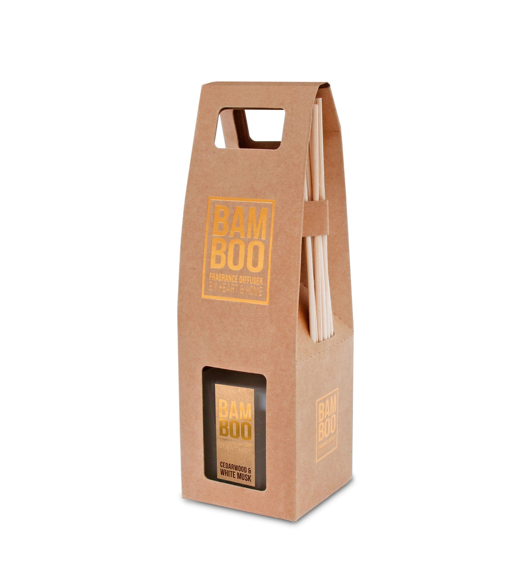 Cedarwood & White Musk Fragrance Diffuser -70ml - Up to 12 Weeks of Fragrance