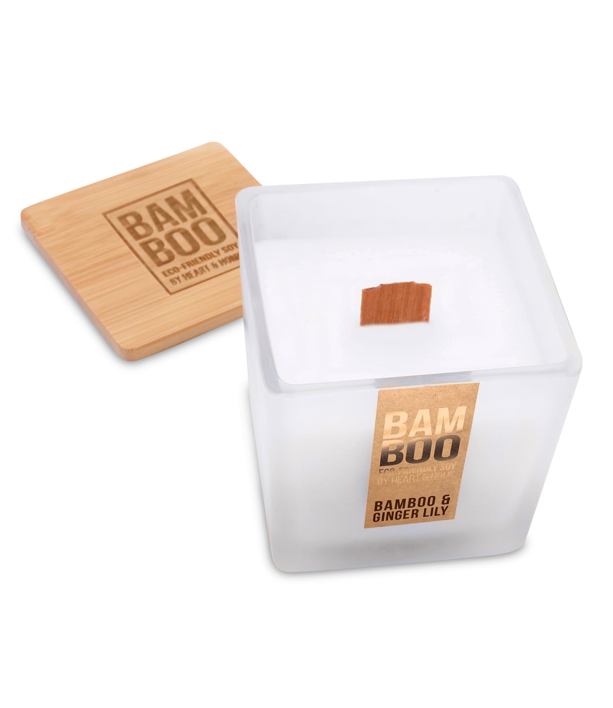 Bamboo and Ginger Lily Crackling Wick Candle