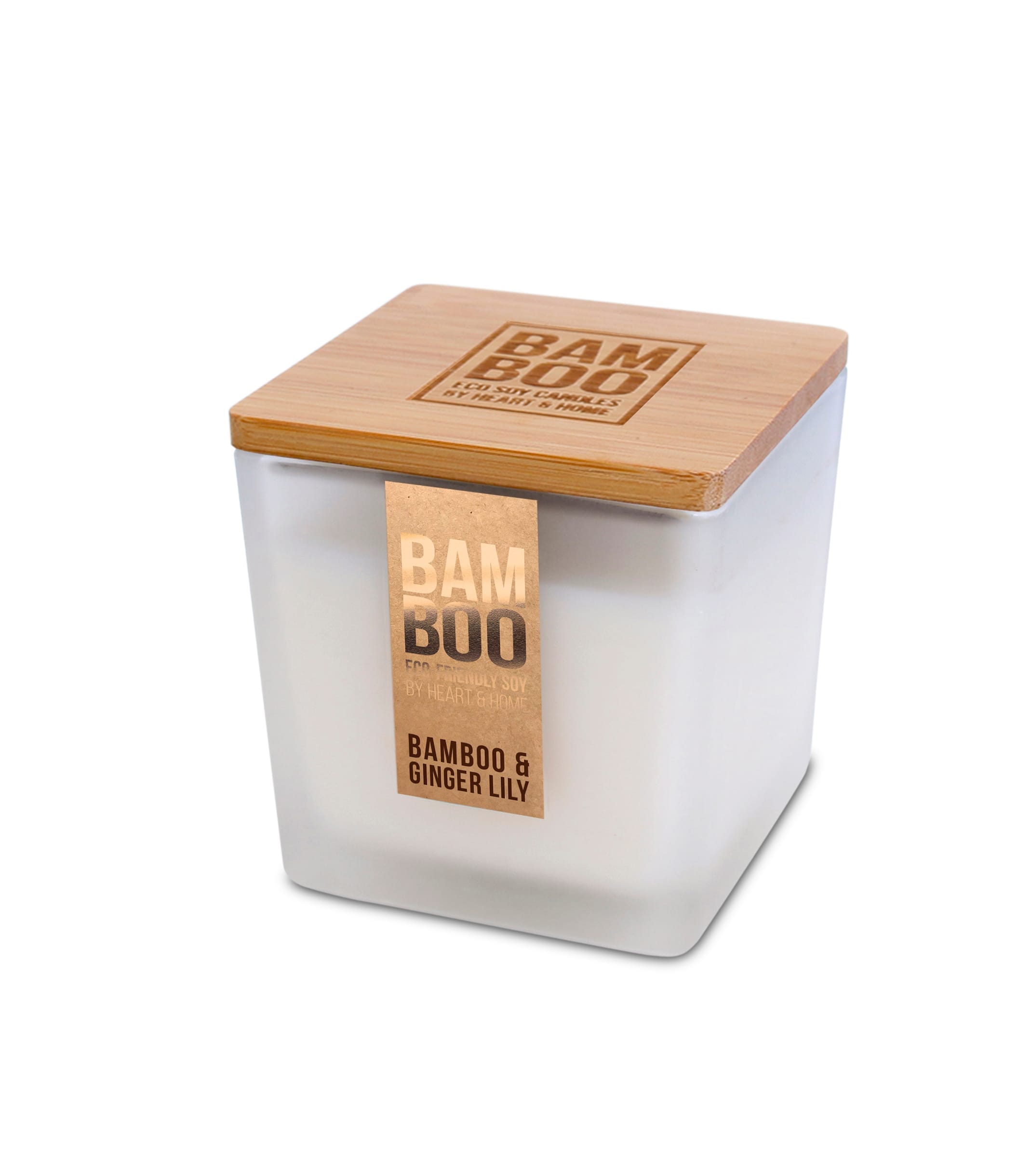 Bamboo and Ginger Lily Crackling Wick Candle