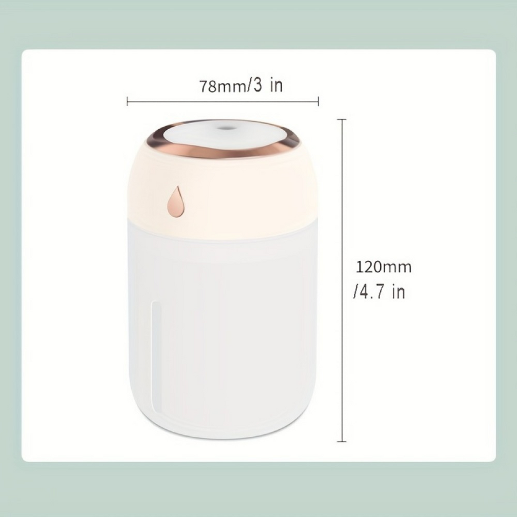 Cool Mist Personal Humidifier - 220ml- (Pink)